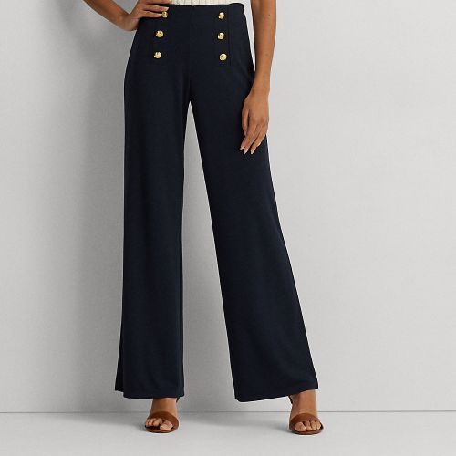 Pantalon à jambe large en jersey - Lauren - Modalova