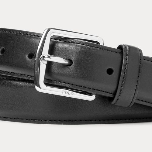 Ceinture habillée en cuir pleine fleur - Polo Ralph Lauren - Modalova