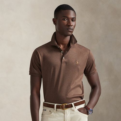 Polo en coton doux Custom Slim Fit - Polo Ralph Lauren - Modalova