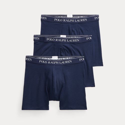 Lot de trois slips boxers coton stretch - Polo Ralph Lauren - Modalova