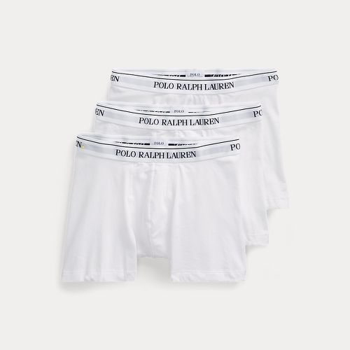Lot de trois slips boxers coton stretch - Polo Ralph Lauren - Modalova