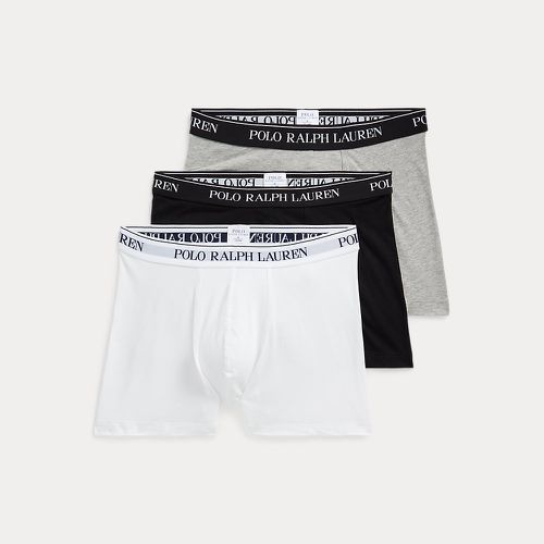 Lot de trois slips-boxers coton stretch - Polo Ralph Lauren - Modalova