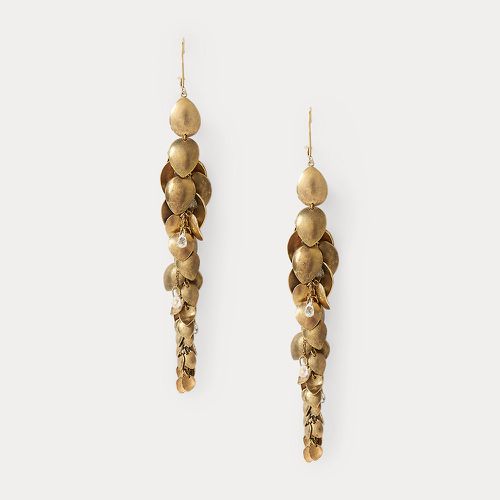 Boucles d'oreilles feuilles dorées - Collection - Modalova