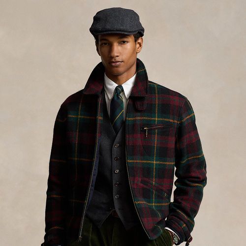 Veste Newsboy écossaise en tweed - Polo Ralph Lauren - Modalova