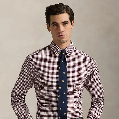 Chemise Oxford vichy ajustée - Polo Ralph Lauren - Modalova