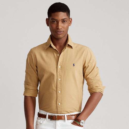 Chemise Oxford teinte en pièce Slim Fit - Polo Ralph Lauren - Modalova