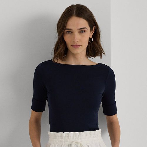 Petite - T-shirt en coton stretch - Lauren Petite - Modalova