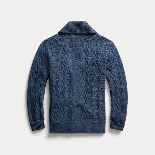 Cardigan en tricot d'Aran de coton - RRL - Modalova