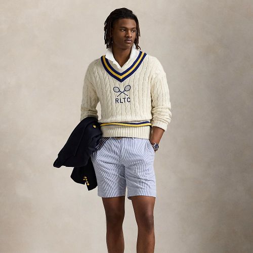 Short en seersucker Straight Fit 20,3 cm - Polo Ralph Lauren - Modalova