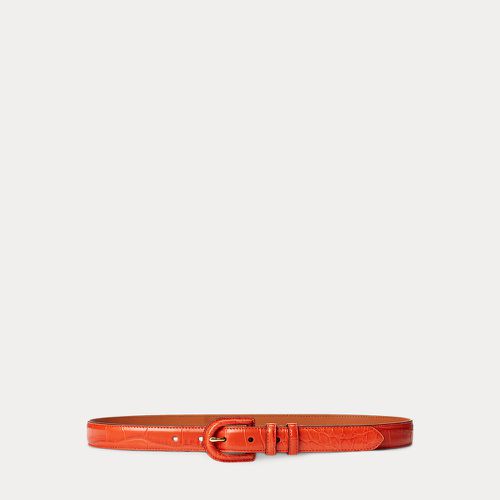 Ceinture en alligator avec boucle - Collection - Modalova