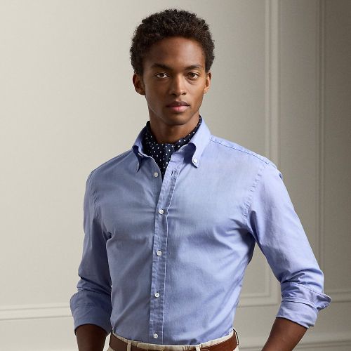 Chemise en grain Oxford délavée - Purple Label - Modalova