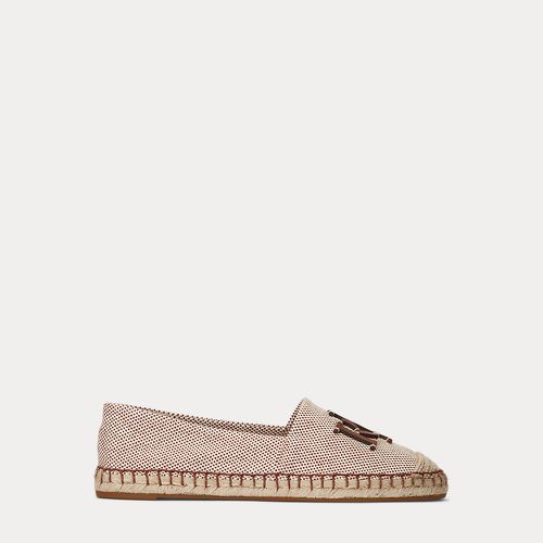 Espadrilles Cameryn III toile et cuir - Lauren - Modalova