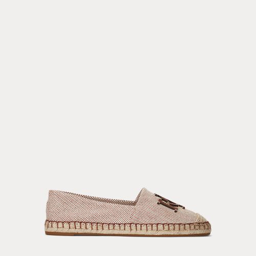 Espadrilles Cameryn III toile et cuir - Lauren - Modalova