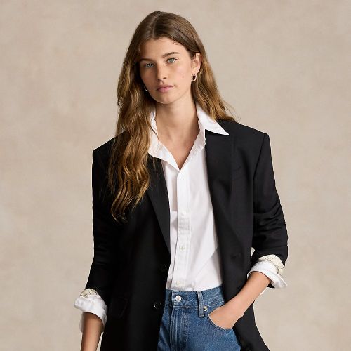 Blazer en laine mélangée stretch - Polo Ralph Lauren - Modalova