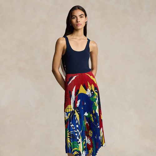Robe hybride pull et jupe plissée - Polo Ralph Lauren - Modalova