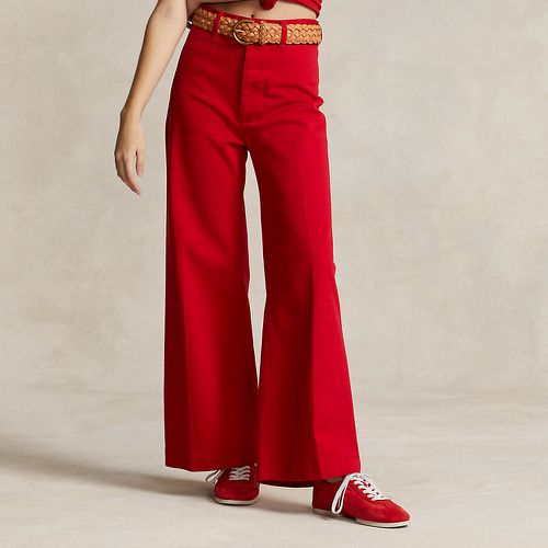 Pantalon 7/8 large sergé coton stretch - Polo Ralph Lauren - Modalova
