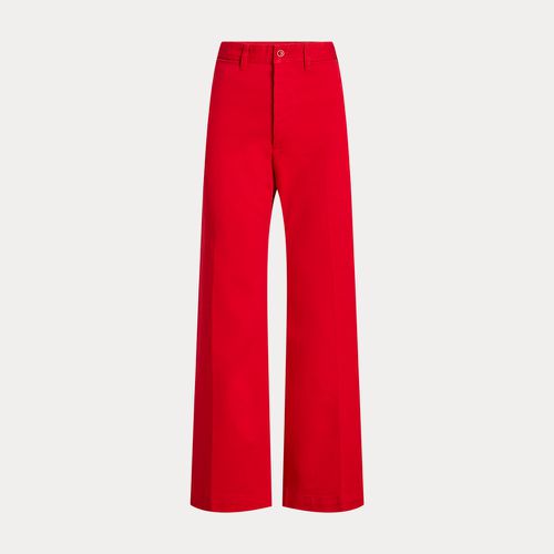 Pantalon 7/8 large sergé coton stretch - Polo Ralph Lauren - Modalova