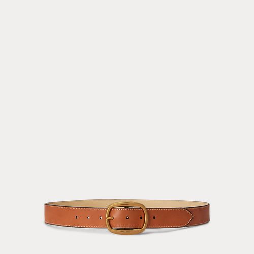 Ceinture en cuir avec boucle ovale - Polo Ralph Lauren - Modalova