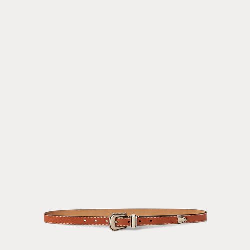 Ceinture western en vachette - Polo Ralph Lauren - Modalova