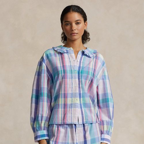 Pyjama écossais manches longues coton - Polo Ralph Lauren - Modalova