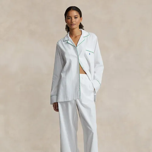 Pyjama à manches longues seersucker rayé - Polo Ralph Lauren - Modalova