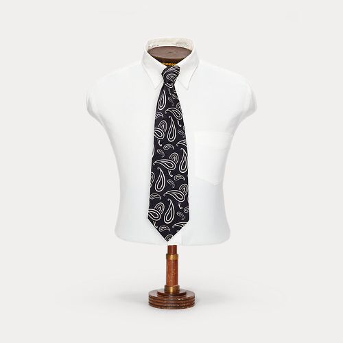 Cravate jacquard faite main motif pin - RRL - Modalova