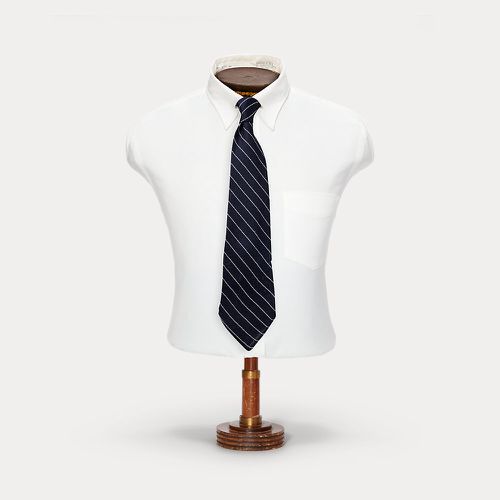 Cravate rayée faite main en grenadine - RRL - Modalova