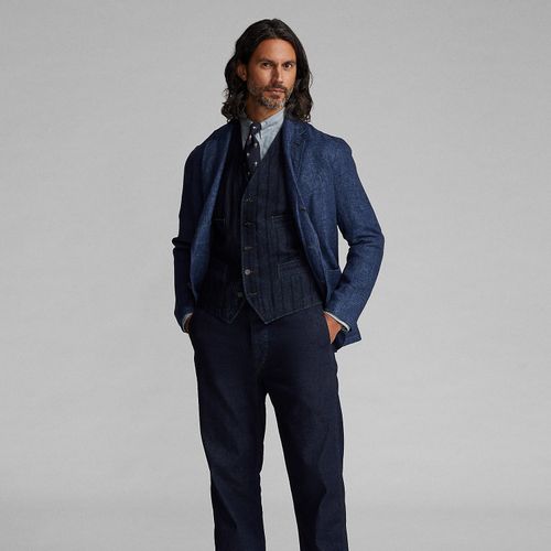Pantalon en denim rincé à l'indigo - RRL - Modalova