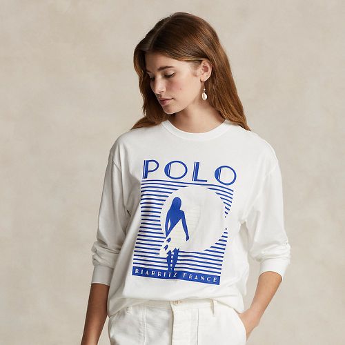 T-shirt logo graphique à manches longues - Polo Ralph Lauren - Modalova