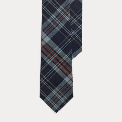 Cravate écossaise indigo - Polo Ralph Lauren - Modalova