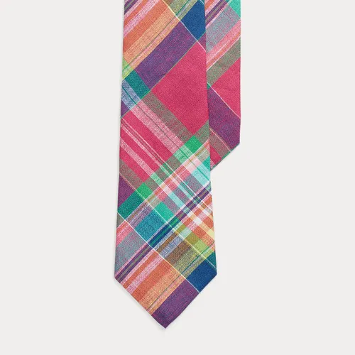 Cravate écossaise en lin - Polo Ralph Lauren - Modalova