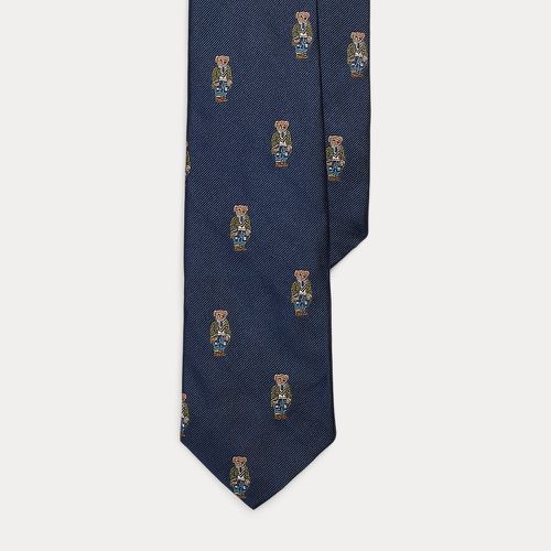 Cravate en soie motif Polo Bear - Polo Ralph Lauren - Modalova