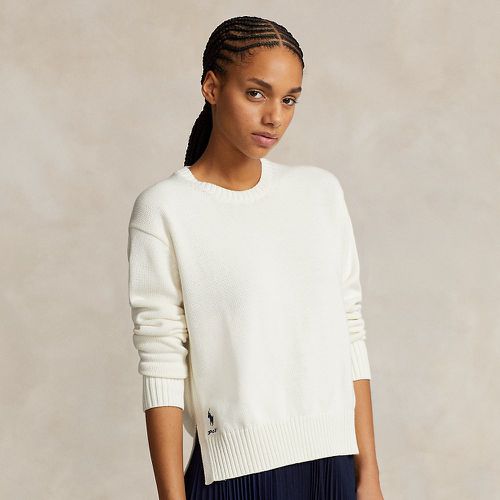 Pull col rond en coton - Polo Ralph Lauren - Modalova