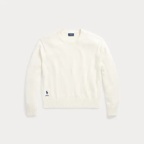 Pull col rond en coton - Polo Ralph Lauren - Modalova