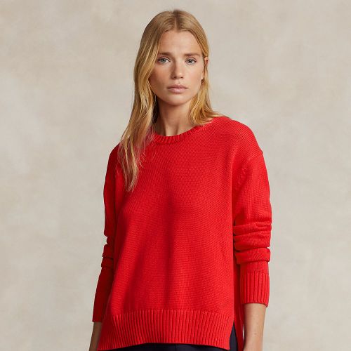 Pull col rond en coton - Polo Ralph Lauren - Modalova