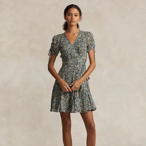 Mini-robe portefeuille fleurie - Polo Ralph Lauren - Modalova