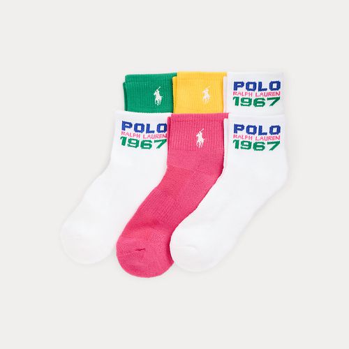 Lot de 6 paires de chaussettes à logo - Polo Ralph Lauren - Modalova