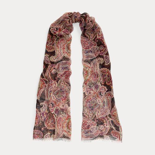 Grand foulard Silvia motif cachemire - Lauren - Modalova