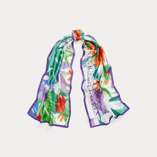 Grand foulard Emily fleuri - Lauren - Modalova