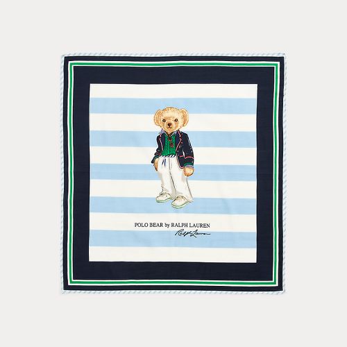 Écharpe Polo Bear en coton et soie - Polo Ralph Lauren - Modalova