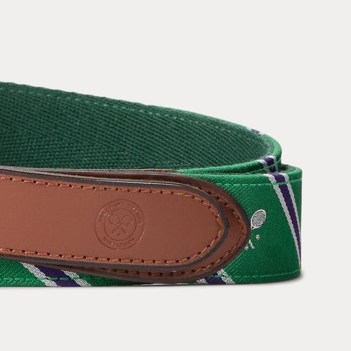 Ceinture arbitre Wimbledon en jacquard - Polo Ralph Lauren - Modalova