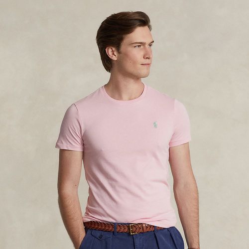T-shirt col rond en jersey coupe ajustée - Polo Ralph Lauren - Modalova