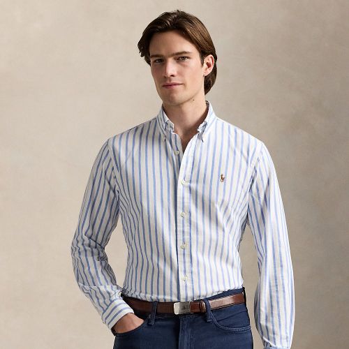 Chemise Oxford rayée coupe cintrée - Polo Ralph Lauren - Modalova