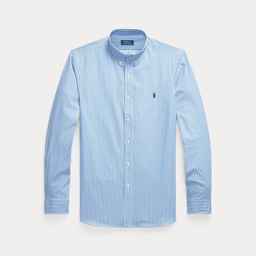 Chemise rayée Custom Fit en popeline - Polo Ralph Lauren - Modalova