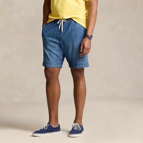 Grandes Tailles - Short Polo Prepster en denim - Big & Tall - Modalova