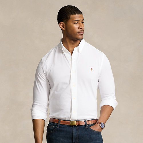 Grandes Tailles - Chemise Oxford en jersey - Big & Tall - Modalova