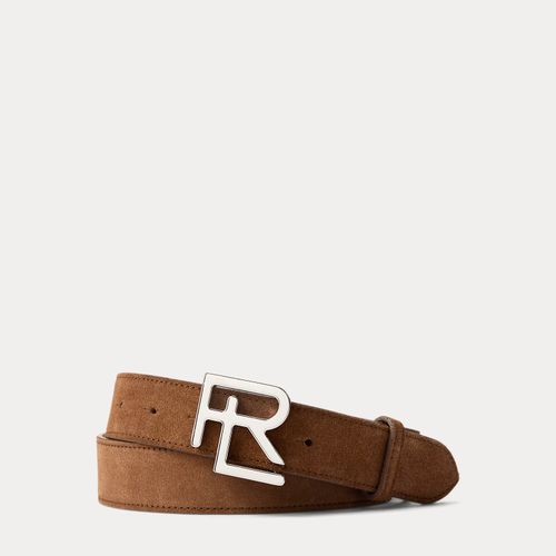 Ceinture en daim à boucle RL - Purple Label - Modalova