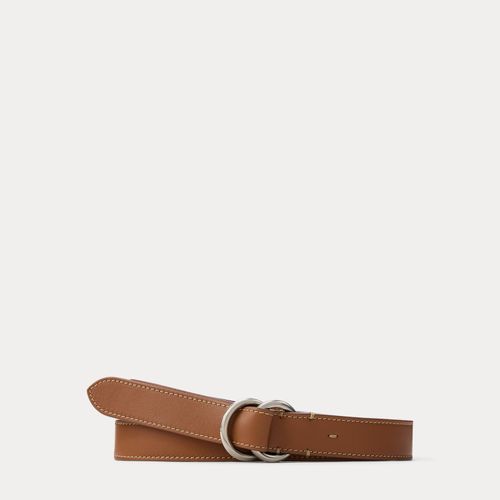 Ceinture en vachette anneau en O - Purple Label - Modalova