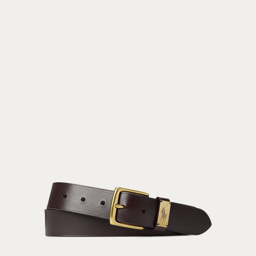 Ceinture en cuir avec plaque poney - Polo Ralph Lauren - Modalova