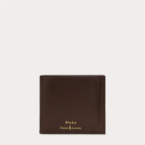 Portefeuille en cuir chagrin - Polo Ralph Lauren - Modalova